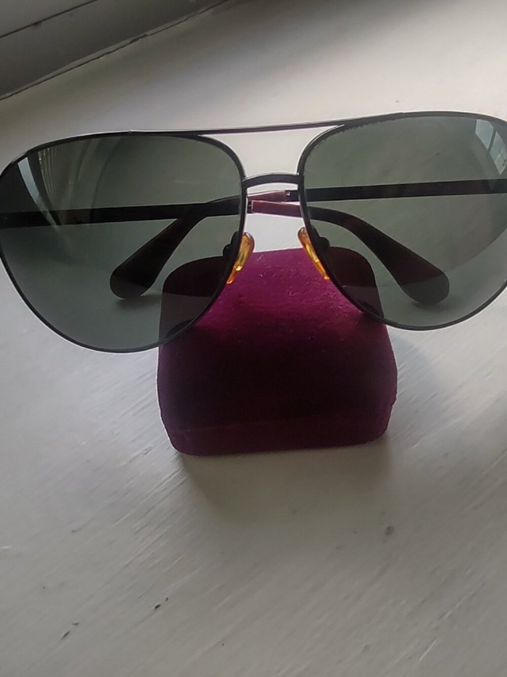 Marc by Marc Jacobs Aviator Sunglasses Black Metal Frame Gradient Lenses
